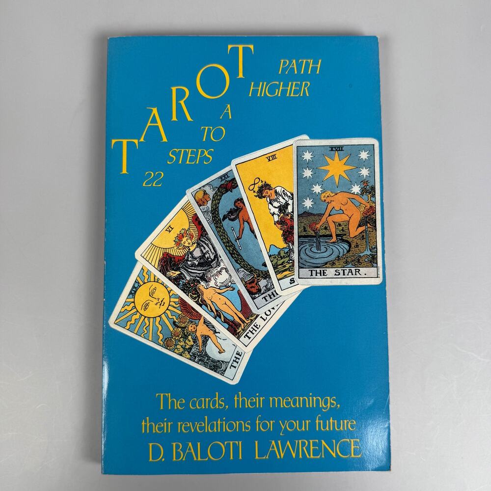 Tarot 22 Steps to a Higher Path by D. Baloti Lawrence Paperback Book First Ed